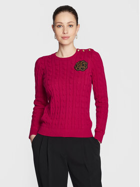 Lauren Ralph Lauren Lauren Ralph Lauren Megztinis 200881875 Raudona Regular Fit