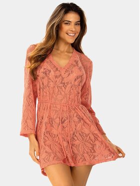 Feba Feba Vestito da spiaggia F235A Corallo