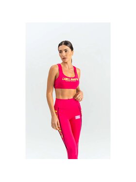 LaBellaMafia LaBellaMafia Legginsy MOVEMENT PINK Czerwony Basic Fit