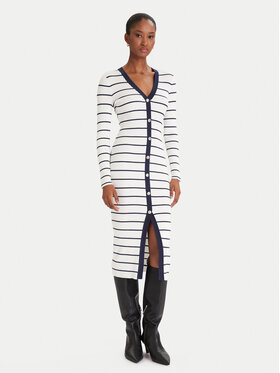 Guess Guess Трикотажна сукня W5YK98 Z2YK2 Білий Slim Fit