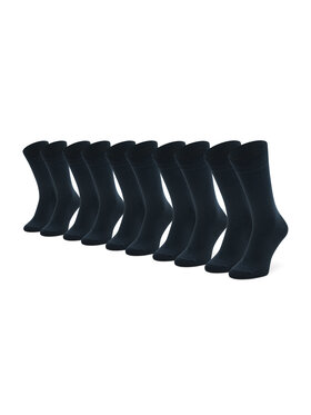 Jack&Jones Jack&Jones Комплект 5 чифта дълги чорапи мъжки Jacjens 12113085 Тъмносин