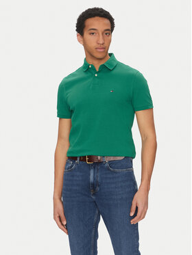 Tommy Hilfiger Tommy Hilfiger Polo marškinėliai 1985 MW0MW17770 Žalia Regular Fit