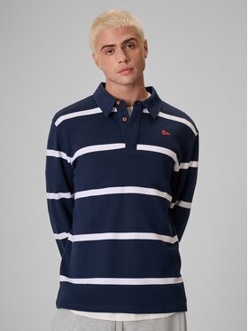 4F 4F Longsleeve 4FRSS26TLONM675-31S Granatowy Relaxed Fit