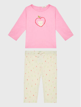United Colors Of Benetton United Colors Of Benetton Set Bluse und Leggings 3QMFA102G Rosa Regular Fit