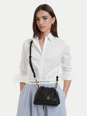 Tommy Hilfiger Tommy Hilfiger Soma Th Feminine Mini Crossover AW0AW18718 Melns