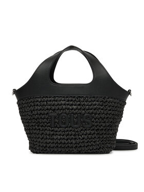 TOUS TOUS Kabelka Lirio Rafia 2002205351 Čierna