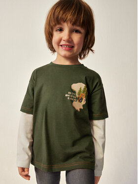 Mayoral Mayoral Bluză 4.022 Verde Regular Fit