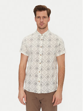 INDICODE INDICODE Сорочка Haiko 20-529 Бежевий Slim Fit