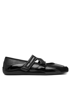 KARL LAGERFELD KARL LAGERFELD Baleríny Altia KL66101 Čierna