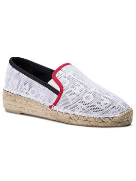 Tommy Hilfiger Tommy Hilfiger Espadrilky Tommy Mesh Sporty Espadrille FW0FW03792 Bílá