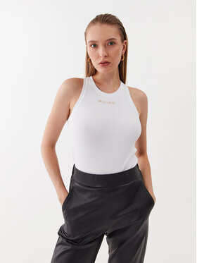 Pinko Pinko Top 100822 A15E Bílá Regular Fit