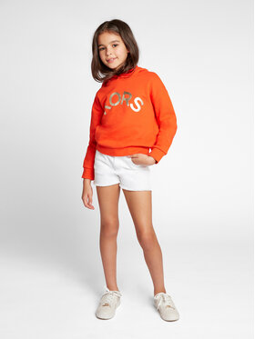 MICHAEL KORS KIDS MICHAEL KORS KIDS Szorty jeansowe R14139 S Biały Regular Fit