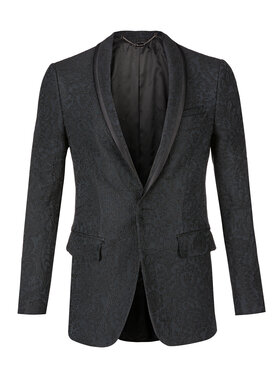Billionaire Billionaire Marynarka 18207 Czarny Regular Fit