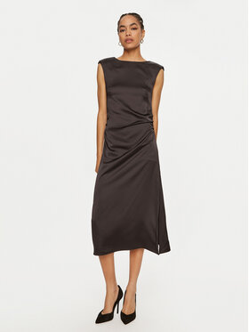 ViCOLO ViCOLO Rochie cocktail TS0252 Negru Slim Fit