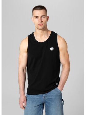 PITBULL PITBULL Tank top Tank Czarny Regular Fit