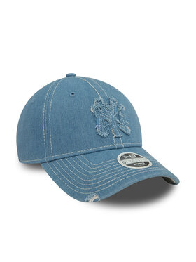 New Era Kapa S šiltom Denim Distress 60565485 Modra