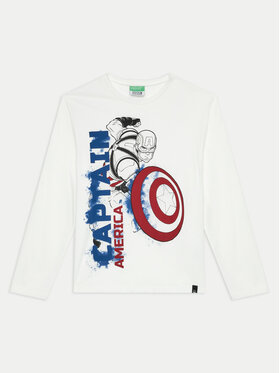 United Colors Of Benetton United Colors Of Benetton Blusa 3ATNC10M8 Bianco Regular Fit