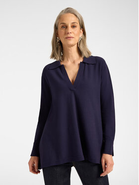 Elena Mirò Elena Mirò Sweter M023Z000783N0H4 Niebieski Over Fit