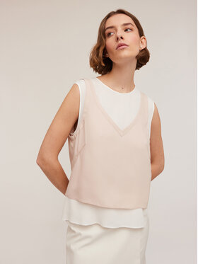 Motivi Motivi Blusa 2691Q101866N0R2 Bianco Regular Fit