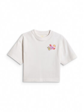 4F 4F T-Shirt MOVE OUTSIDE Biały Loose Fit