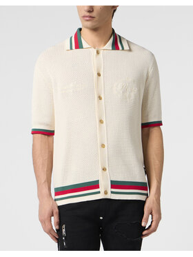 PHILIPP PLEIN PHILIPP PLEIN Polokošile 30482 Bílá Regular Fit