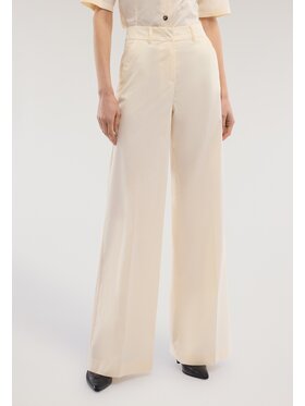 Trussardi Trussardi Pantaloni di tessuto P272A002362N011 Bianco Over Fit