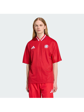 adidas adidas Koszulka techniczna 169202 Czerwony Loose Fit