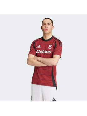 adidas adidas Koszulka techniczna 157215 Czerwony Slim Fit