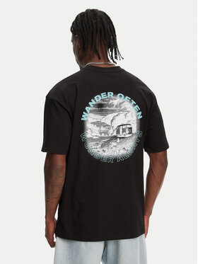 Hunter Hunter T-Shirt Rasputin HARM0057251 Czarny Relaxed Fit