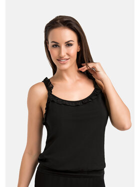 Teyli Teyli Piżama 461 Czarny Regular Fit
