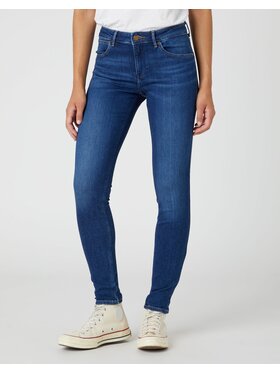 Wrangler Wrangler Jeansy SKINNY Niebieski Skinny Fit
