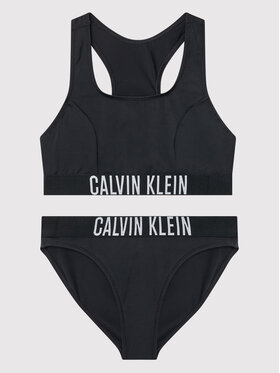 Calvin Klein Swimwear Calvin Klein Swimwear Strój kąpielowy KY0KY00010 Czarny