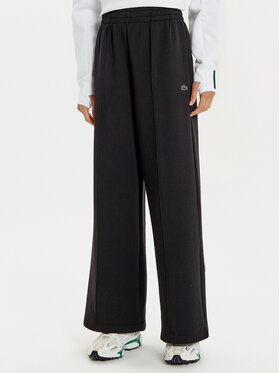 Lacoste Lacoste Teplákové kalhoty XF7374 Černá Wide Leg