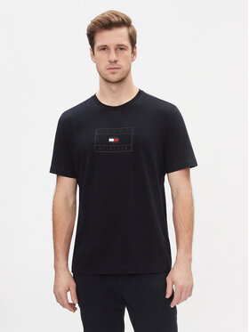 Tommy Hilfiger Tommy Hilfiger Póló Big Graphic S/S Tee MW0MW34204 Sötétkék Regular Fit