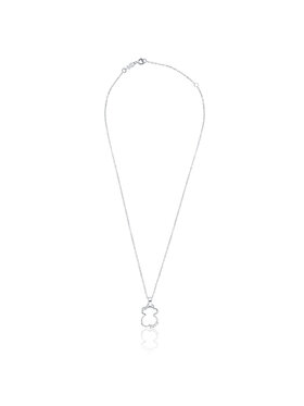 TOUS TOUS Colier Silueta  1000135300 Argintiu