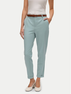 Vero Moda Vero Moda Chinosy Maya 10225280 Zielony Regular Fit