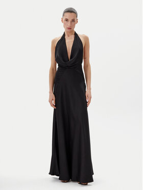 Eleh Eleh Rochie de seară ESS250181 Negru Regular Fit