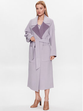 Calvin Klein Calvin Klein Manteau en laine K20K205855 Violet Regular Fit