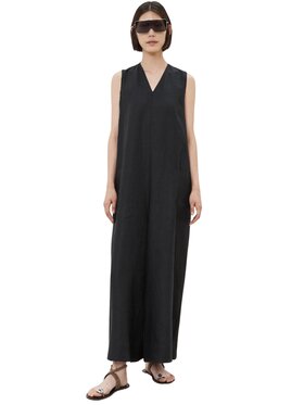MeiMeiJ MeiMeiJ Spodnie zimowe m5eh06-nero Czarny Regular Fit