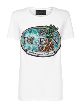 PHILIPP PLEIN PHILIPP PLEIN Tričko 5039 Biela Regular Fit