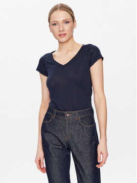 Sisley Sisley T-Shirt 3TNHL4007 Σκούρο μπλε Regular Fit