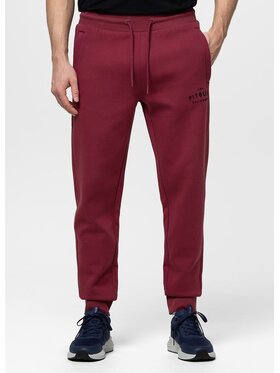PITBULL PITBULL Spodnie dresowe SAMPSON Bordowy Regular Fit