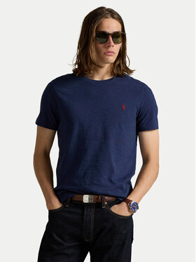 Polo Ralph Lauren Polo Ralph Lauren T-Shirt 710671438282 Σκούρο μπλε Slim Fit