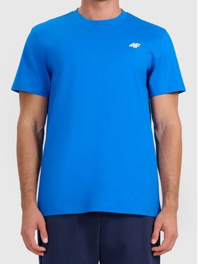 4F 4F T-Shirt 4FWMM00TTSHM3341-33S Niebieski Regular Fit