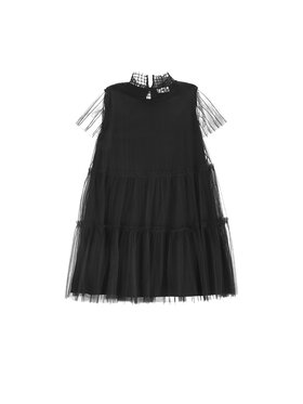 Coccodrillo Coccodrillo Elegantné šaty WC6128201BSG-021 Čierna Regular Fit