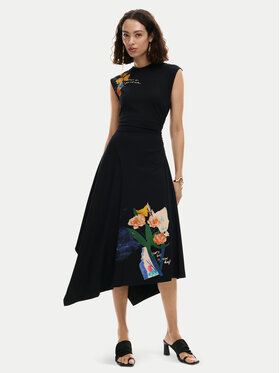 Desigual Desigual Повсякденна сукня Leyter 26SWVK50 Чорний Regular Fit