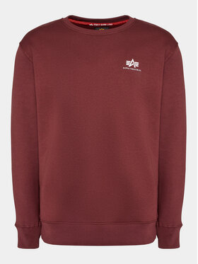 Alpha Industries Alpha Industries Bluza Basic 188307 Bordowy Regular Fit