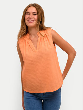Kaffe Kaffe Τοπ Alice 10508545 Πορτοκαλί Regular Fit