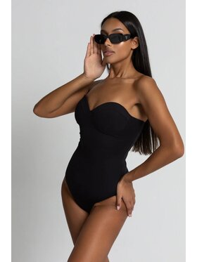 Chiara Wear Chiara Wear Body Body gorsetowe SKIN Czarny Slim Fit
