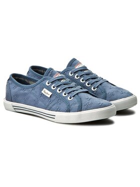 Pepe Jeans Pepe Jeans Кросівки Aberlady Anglaise PLS30501 Голубий